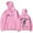 pink, variant on Junior H La Mata Merch Sad Boyz Hoodie Sweatshirt Autumn For Women/Men Long Sleeve Rapper Pullover