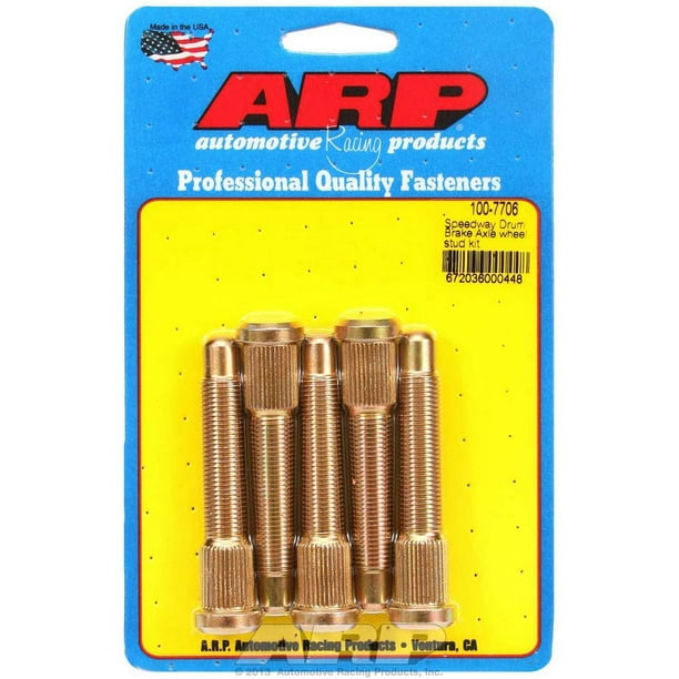 ARP Wheel Stud PressOn 1/220 in Thread 5 pc P/N 1007706 Walmart