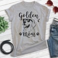 thumbnail image 2 of Golden Mom T-shirt, Unisex Women's Shirt, Golden Retriever Owner, Best Dog Mom Gift, Heather Gray, XX-Large, 2 of 6