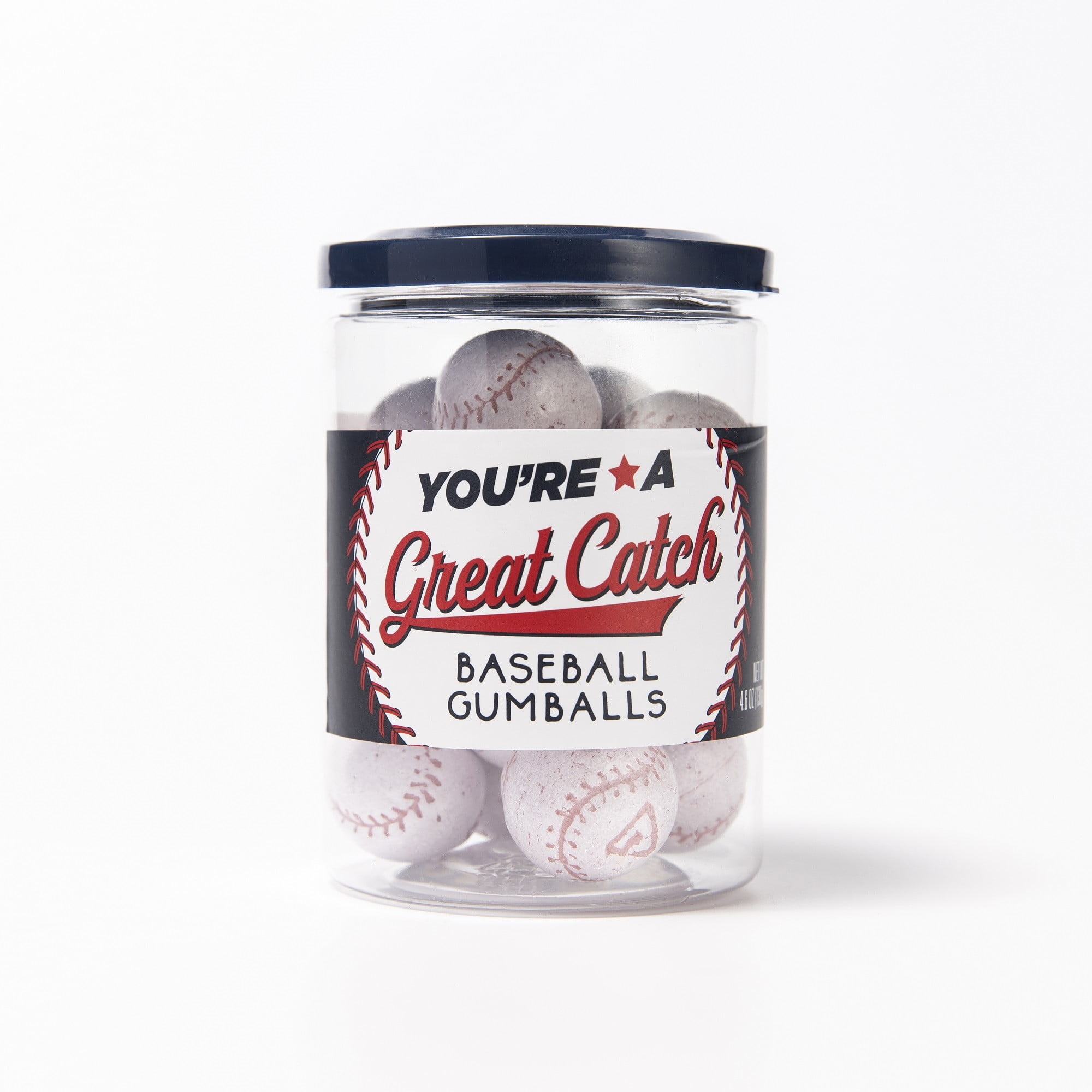 Maud Borup Baseball Gumballs Chewing Gum, 4.6 oz