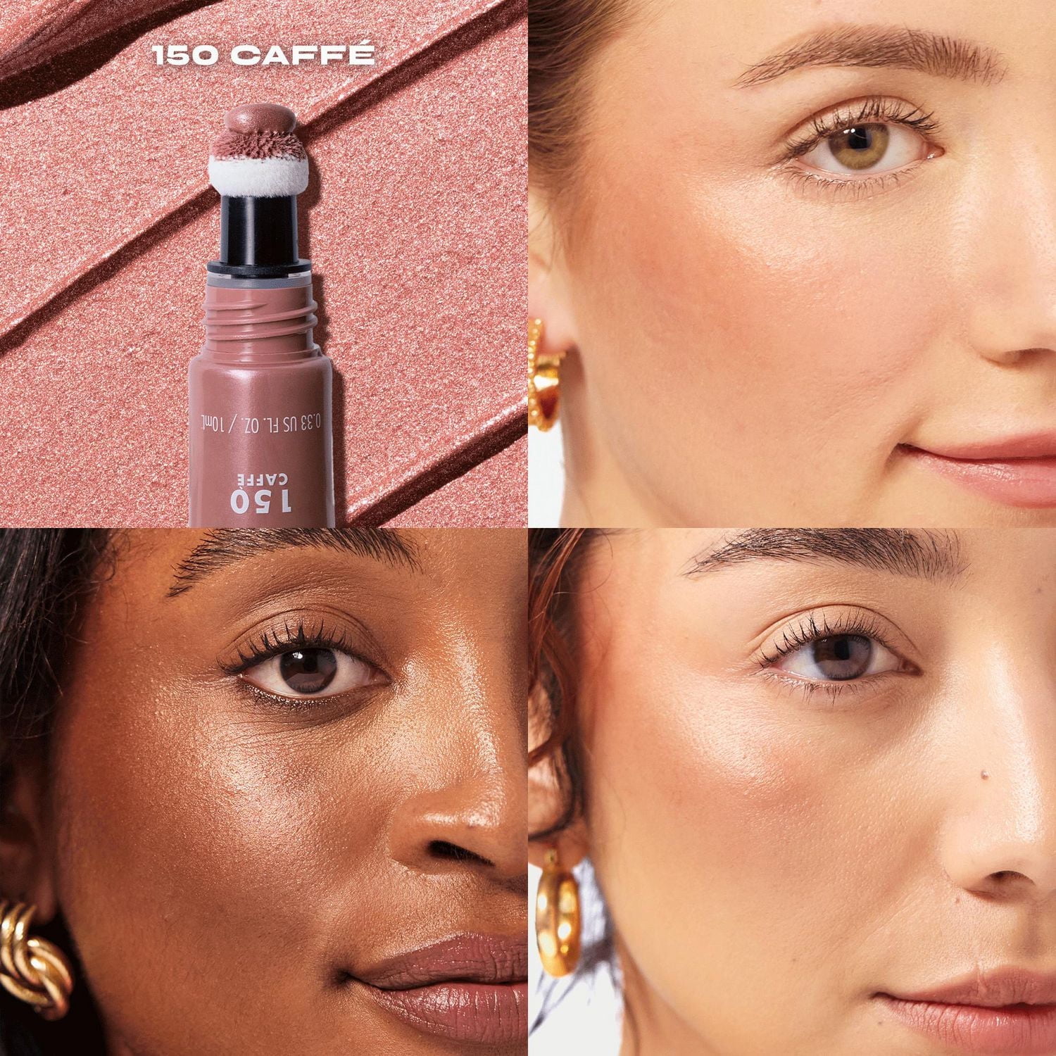 Milani Fard à joues liquide + illuminateur Cheek Kiss Blush liquide Milani