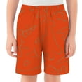 thumbnail image 2 of REDARER Boys' Doodle Dinosaur Print Shorts Summer Casual Elastic Waist Comfortable Beach Play Shorts for Toddler to ,9-10 Years, 2 of 3