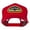 Red, variant on Captain Oak Leaf Military Patched Mesh Back Cap - Royal OSFM