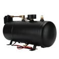 thumbnail image 1 of Horn Compressor, Metal Large Powerful Replacement Modification 3L 150 PSI Air  Compressor 12V 18A  For Boats For Trucks For Cars For Trains, 1 of 8