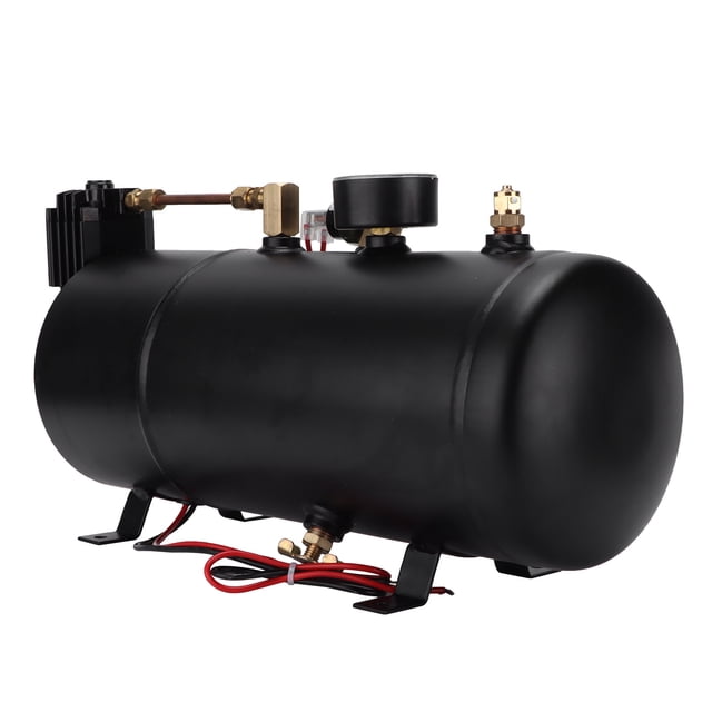 Horn Compressor, Metal Large Powerful Replacement Modification 3L 150 PSI Air Compressor 12V 18A For Boats For Trucks For Cars For Trains