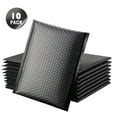 thumbnail image 1 of LPSSTORE 10PCS Bubble Mailers Padded Envelopes Lined Poly Mailer Self Seal Black, 1 of 9