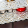 thumbnail image 3 of Shelf Liner, Non-Slip Cabinet & Drawer Liner for Kitchen Non-Adhesive Waterproof Shelf Paper with Flower Pattern, Durable Cabinet Mat, Easy to Cut, 3 of 9