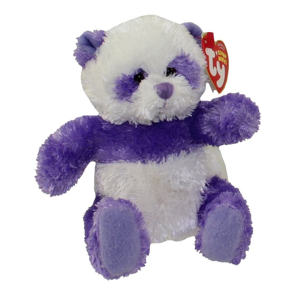 purple beanie baby bear