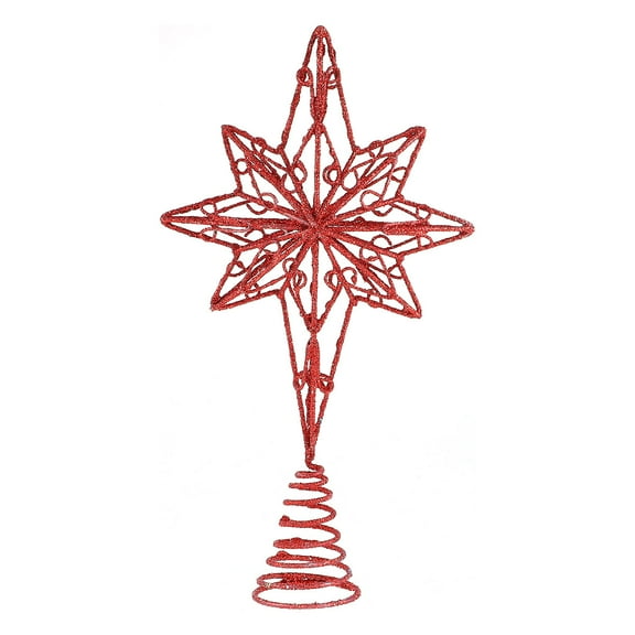 FRCOLOR Tree Topper for Home Iron Material Perfect for Small Christmas Trees 16x30cm