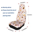 thumbnail image 4 of Sikiie Cute Dog Car Seat Protector 2 Pack Car Seat Cushion Mat, Car Seat Covers for SUV, Truck, Van, 4 of 7
