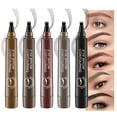 thumbnail image 1 of MesaSe Crayon à Sourcils 2024 Imperméable Microblading Crayon à Sourcils Contouring Stylo à Sourcils 4 Pointes Stylo à Sourcils Fins Microblading Crayon à Sourcils Crée Naturel 03 Rouge Brun, 1 of 5