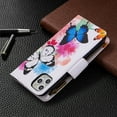 thumbnail image 5 of Dteck For Apple iPhone 11 Pro Max 6.5 inch Magnetic Patterned Leather Wallet Zipper Card Holder Stand Strap Case Cover,Butterfly, 5 of 5