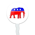 thumbnail image 2 of Republican Elephant GOP Conservative America Political Party Cupcake Picks Toppers Decoration Set of 6, 2 of 6