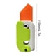 thumbnail image 2 of Juguete de cuchillo fidget Cuchillo de juguete de zanahoria Impresión 3D Tarjeta de empuje Juguete pequeño Plástico portátil para estudio de trabajo, 2 of 4
