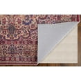 thumbnail image 4 of Feizy Rawlins Transitional Oriental, Red/Tan/Pink, 1'6" x 1'6" Swatch Stain Fade Resistant Pet & Kid Friendly Vintage Persian Design Carpet for Living Dining Bed Room, 4 of 9
