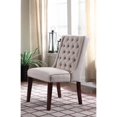thumbnail image 2 of Best Master Furniture Best Master Newport Tufted Back Wood Dining Side Chair in Charcoal (Set of 2), 2 of 4