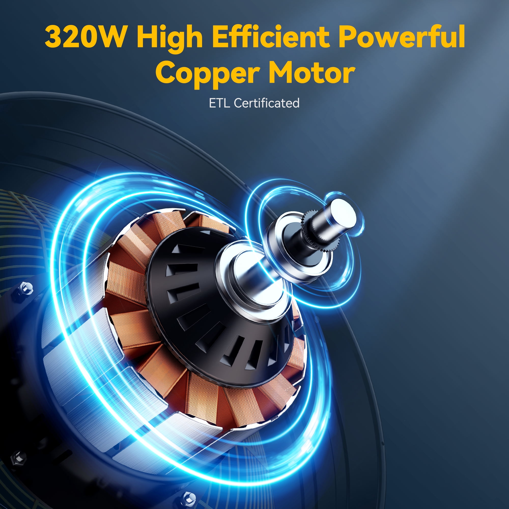 Osoeri 24 inch Industrial Drum Fan, 3 Speed ​​9460 CFM Heavy Duty Metal Cooling Floor Fan , 360° Tilt for Shop Outdoor, Patio, Warehouse, Commercial, Basement High Speed ​Fan