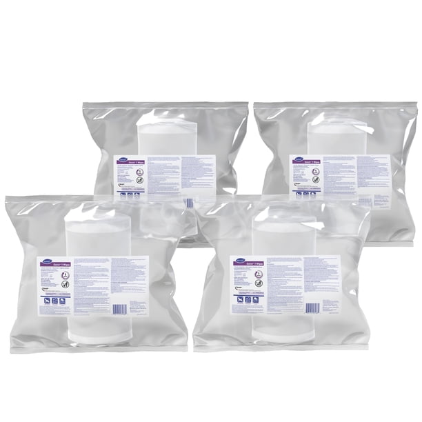 Toallitas desinfectantes Oxivir Diversey 160 unidades, paquete de recarga de 4