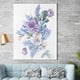thumbnail image 3 of Pegatina de pared de flores TUNC 3D moradas 30 cm x 90 cm, 3 of 5