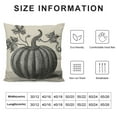 thumbnail image 5 of Nawypu Vintage Farmhouse Fall Throw Pillow Covers Blue Stripe Autumn Thanksgiving Leave Hello Pumpkin Home Decor Throw Pillow Case Cushion Cover, 5 of 5