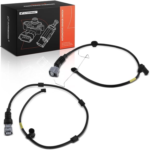 A-Premium Front and Rear Disc Brake Pad Wear Sensors Compatible with Lexus LS460 2007-2017, LS600h 2008-2016, V8 4.6L, V8 5.0L, 2-PC Set