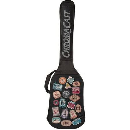 ChromaCast World Tour Graphic Bass Guitar Soft Case, Padded Gig