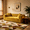Yellow, variant on 3-Seater Boneless Sofa, No Assembly Needed, Compact Corduroy Couch with Sponge & Spring Support, Modern Cloud Sofa for Small Living Room Apartment Office, Green