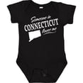 thumbnail image 3 of Inktastic Someone in Connecticut Loves Me Boys or Girls Baby Bodysuit, 3 of 5