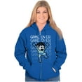 thumbnail image 4 of Mega Man Retro 90s 8bit Video Game Zip Up Hoodie Men's Women's Brisco Brands M, 4 of 6