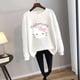 thumbnail image 3 of Hello Kitty primavera y otoño nueva moda para niñas Sudadera con capucha informal para niños cabeza de dibujos animados cuello redondo Top de manga larga, 3 of 4
