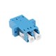 thumbnail image 3 of Adaptador de conector de fibra óptica tipo Flange LC a LC, 2 piezas, monomodo/multimodo, 3 of 3
