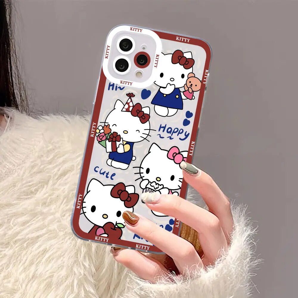 Hello Kitty Kuromi Melody Case For Realme 10 9 9I 8 8I 7 7I 6 5 C67 C55 ...