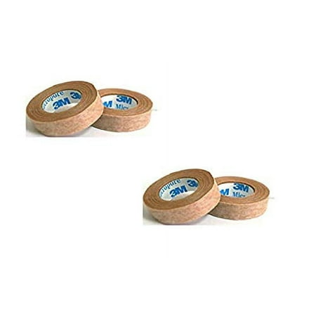 3M Micropore Paper Tape - Tan, 1" Wide -1 roll Health and Beauty 2 Pack