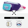 thumbnail image 2 of Hielera portátil Fanny Pack Igloo Purple 420D de poliéster, 2 of 3