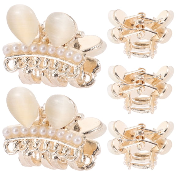 ELAYARD 5pcs Small Hair Claw Clips Rhinestone Hair Claws for Women Perfect for Dating Events