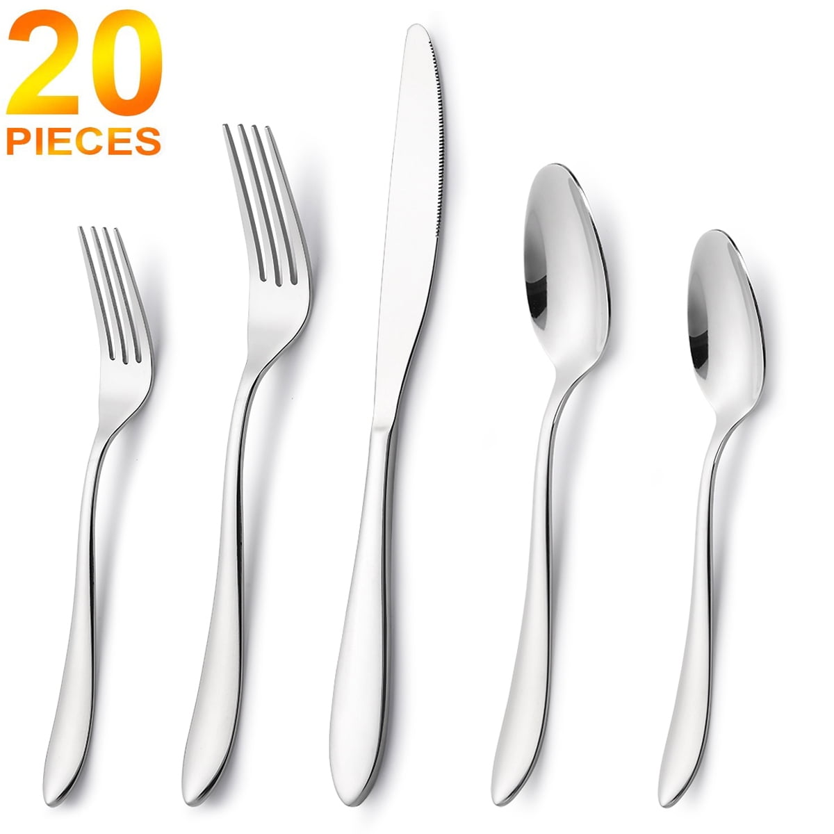 Dining Set Cutlery Set Stainless Steel Cutlary Set Eating Knives Forks Spoons 