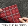 thumbnail image 6 of Red Christmas Plaid Pattern Door Rugs,Washable Non Slip Door Mats Indoor,Decorative Door Mats,Entry Mat Indoor for Entrance,Bedroom,Kitchen,Bathroom,16"x47", 6 of 6