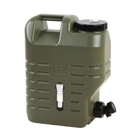 Camping Water Container with Spigot, Water Bucket Portable Water Tank for Hiking Picnic BBQ, Emergen
