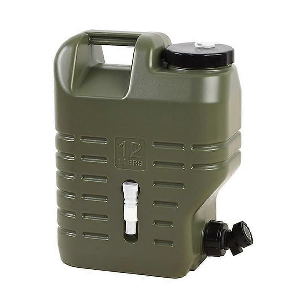 Camping Water Container with Spigot, Water Bucket Portable Water Tank for Hiking Picnic BBQ, Emergen
