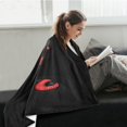 thumbnail image 3 of Manta de franela ligera y acogedora con diseño de búho malvado y aterrador para sofá, 50 x 60 pulgadas, para Halloween, personalizada, cálida y suave, para cama, sofá y silla, 3 of 7
