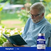 PQQ 20mg | Pyrroloquinoline Quinone Supplement | 60 Capsules for Men and Women | by Piping Rock