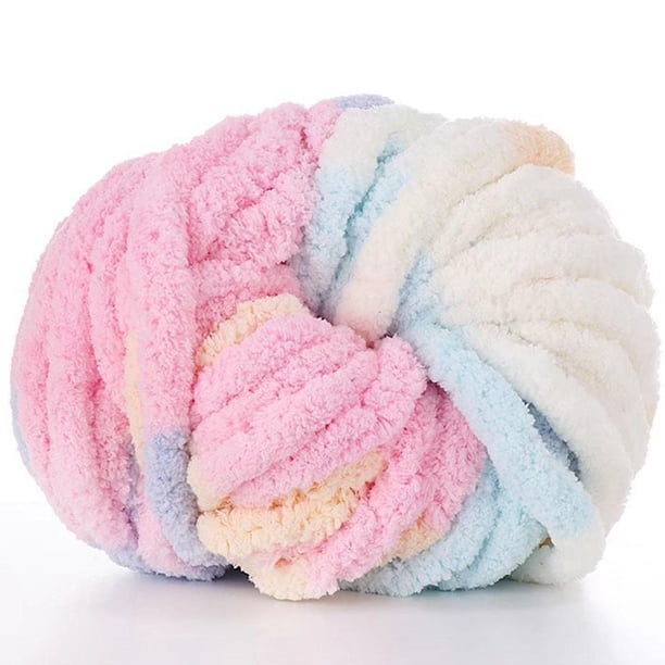 Hilo grueso para tejer, hilo para tejer a crochet, hilo cómodo para tejer a crochet, hilo para tejer a mano para hacer alfombras, manualidades,