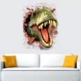 thumbnail image 2 of 3D Dinosaur Pattern Wall Sticker Poster Wallpaper Decor Decal for Room Door Glass Window, 2 of 6