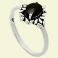 thumbnail image 6 of Black Onyx 925 Sterling Silver Ring s.6 Jewelry R-1721 AGR1013_E_6, 6 of 6