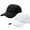 Black & White, variant on 2-Pack Plain Baseball Cap for Men & Women Adjustable Size Outdoor Activities White & Light Grey