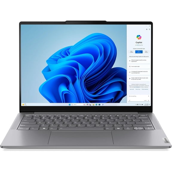 (Open Box) Lenovo Slim 7 14IMH9 83D8 - Intel Core Ultra 7 - 155H / up to 4.8 GHz - Evo - Win 11 Home - Intel Arc Graphics - 16 GB RAM - 512 GB SSD NVMe - 14" OLED touchscreen 1920 x 1200 - Wi-Fi 6E, Bluetooth - luna gray - kbd: English