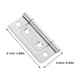 thumbnail image 2 of unbranded 12Ud Bisagras De Puerta De Inoxidable Silenciosas Para Muebles Con Empotrado Y Alta Resistencia, 2 of 8