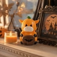 thumbnail image 6 of Sruoe Halloween Decorations, Pumpkin Cow Resin Figurine, 3.94 Inch Bat Tabletop Halloween Knick Knacks for Shelf Mantel Tiered Tray Home Party Display, Halloween Decorations Indoor, 6 of 8