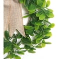 thumbnail image 5 of CoreLiving Eucalyptus Wreath Artificial Greenery Wreath for Front Door Decor Summer Wreaths for Porch Wall Window Kitchen Cabinet 1 Piece with Ribbon, 5 of 7