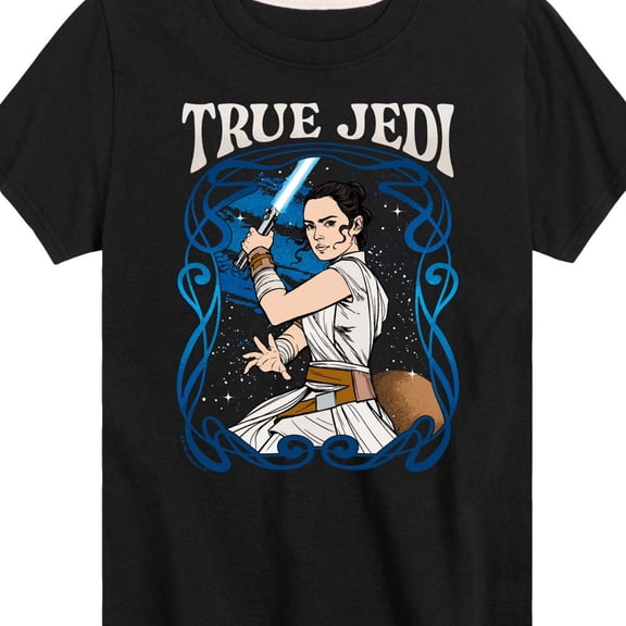 Star Wars - Rey Art Nouveau - Youth Boys Short Sleeve Graphic T-Shirt